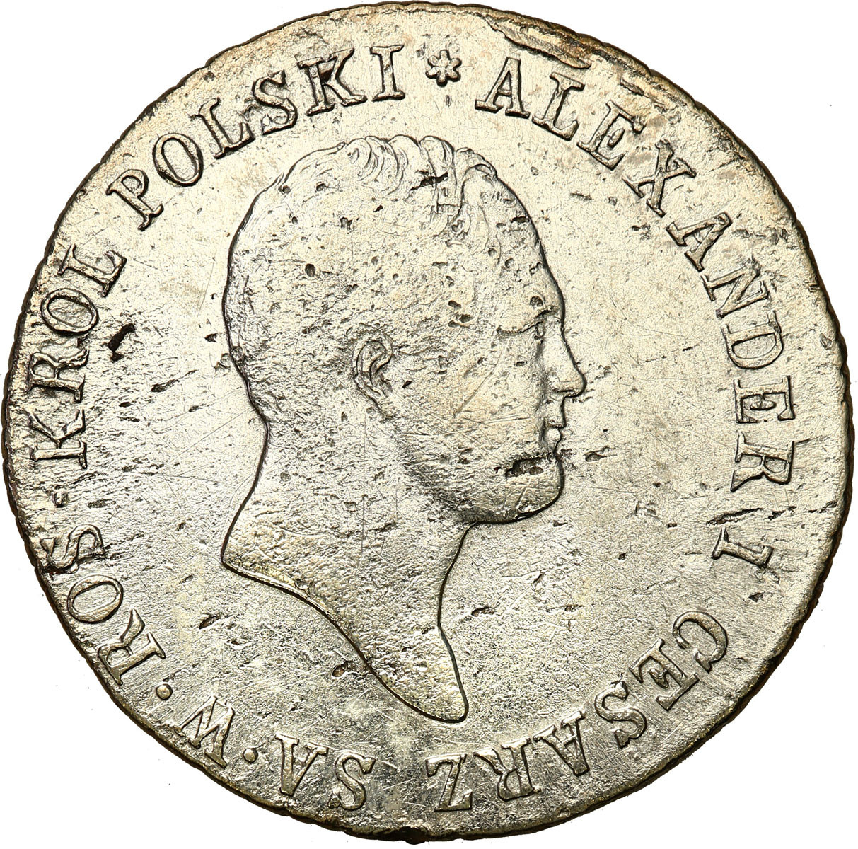 Królestwo Polskie/Rosja. Aleksander I. 1 złoty 1819 IB, Warszawa